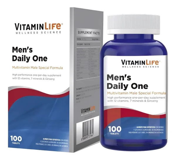 VitaminLife Men's Daily One 100 Tabletas